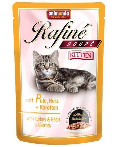 ANIMONDA Rafine soupe kitten pulyka szív répa 0,1 kg