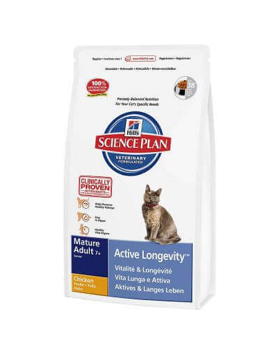 HILL'S Science Plan Feline Mature Adult 7+ Active Longevity Chicken 2 kg