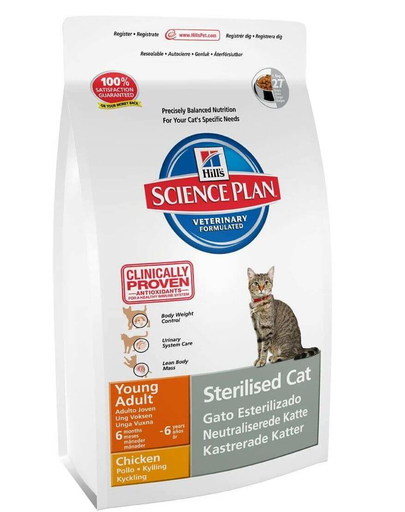 HILL'S Science Plan Feline Young Adult sterilised Cat Tuna 3,5 kg