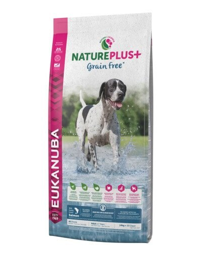 EUKANUBA Nature Plus+ Adult grain Free Salmon 14 kg