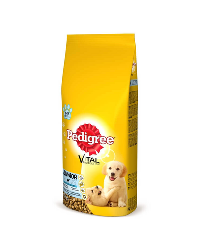 PEDIGREE Junior közepes termetű kutyáknak 2.2 kg + 400g ajándék