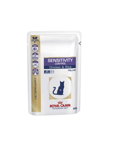 ROYAL CANIN Sensitivity Control Chicken - Rice Feline 48 x100 g