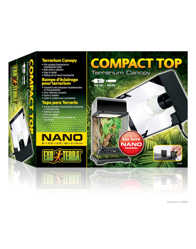 EXOTERRA Lámpatest Compact Top NANO 20x9x15cm