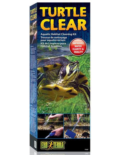 EXOTERRA Turtle Clear terrárium tisztító készlet teknősnek Turtle Clear