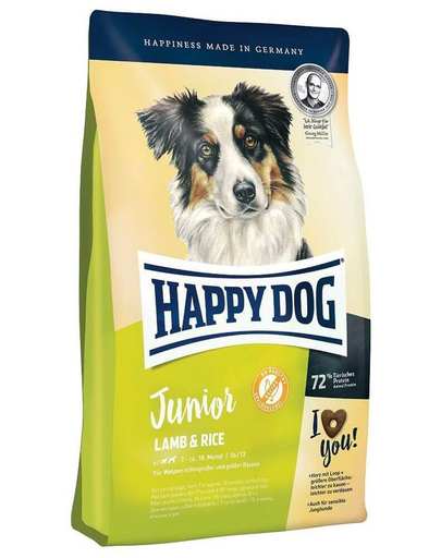 HAPPY DOG Junior Lamb & Rice (bárány és rizs) 4 kg
