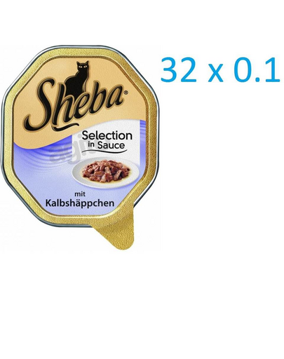 SHEBA Borjúhús darabok mártásban 22 x 85g