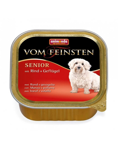 ANIMONDA Vom Feinsten Senior marhahús csirkével 150 g