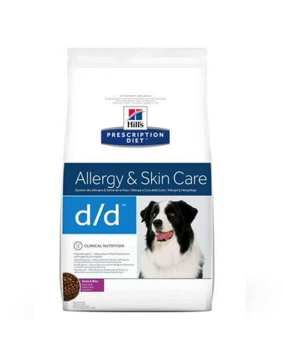 HILL'S Prescription Diet Canine d-d Duck - Rice 2 kg