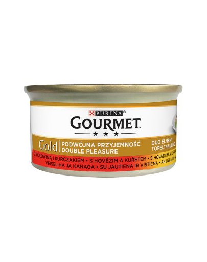 GOURMET Gold Marhahús és csirke 85 g