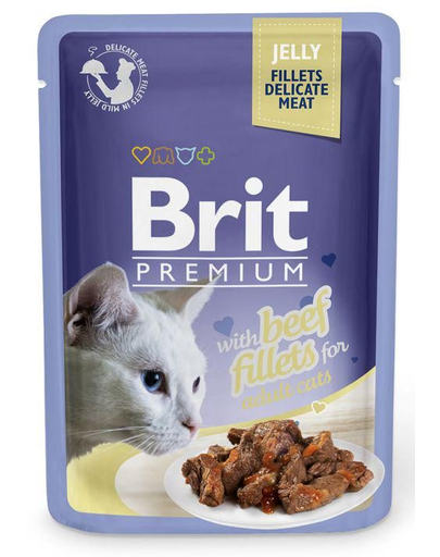 BRIT Premium Cat  Fillets in Jelly MARHA 85g
