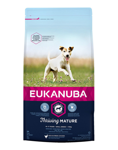 EUKANUBA Thriving Mature Small Breed bogata w świeżego kurczaka 2kg