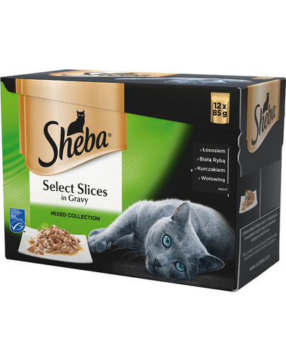 SHEBA Selection in Sauce Mix Smaków 12 x 85g