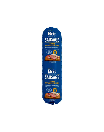 BRIT Sausage beef & fish Sport Formula 800 g
