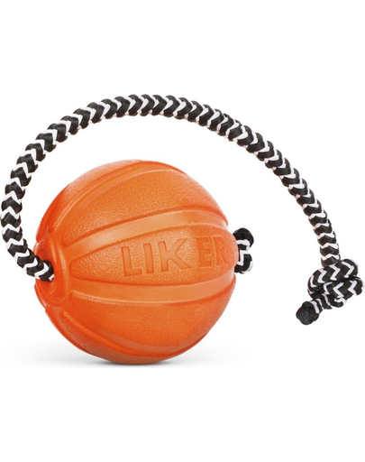 LIKER CORD Dog toy labda egy madzagon kutyáknak 5 cm