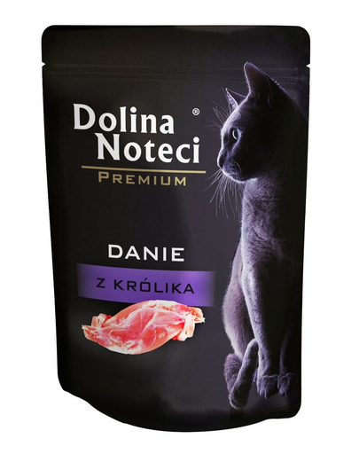 DOLINA NOTECI Premium Nyúlhúsos menü felnőtt macskáknak, 85 g