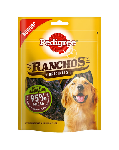 PEDIGREE Ranchos Originals 7x70g - Kutyakajak báránnyal