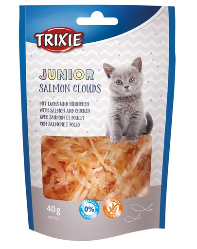 TRIXIE Junior Salmon Clouds snack con salmone 40 g