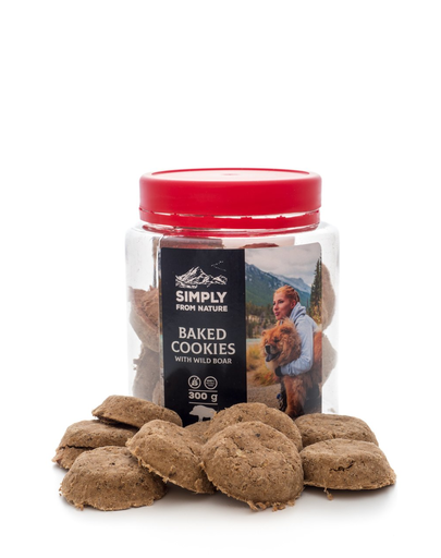 SIMPLY FROM NATURE Baked Cookies with wild boar 300 g