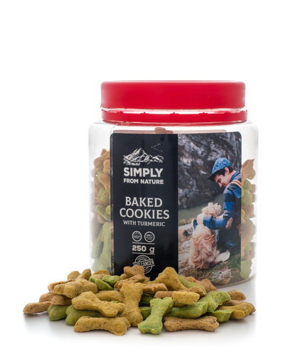 SIMPLY FROM NATURE Baked Cookies with turmeric 250 g