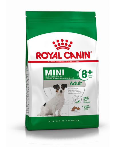 ROYAL CANIN MINI ADULT 8+ - kistestű idősödő kutya száraz táp 8 kg