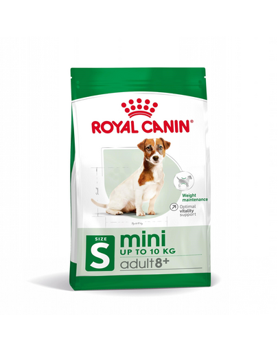 ROYAL CANIN MINI ADULT 8+ - kistestű idősödő kutya száraz táp 8 kg