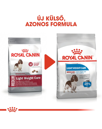 ROYAL CANIN MEDIUM LIGHT WERIGHT CARE - száraz táp hízásra hajlamos, közepes testű felnőtt kutyák részére 9 kg