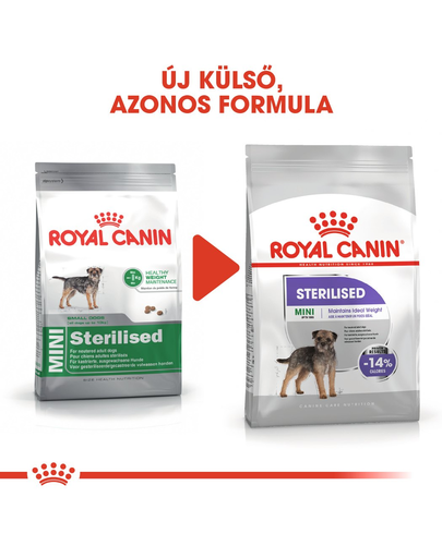 ROYAL CANIN MINI STERILISED - száraz táp ivartalanított, kistestű felnőtt kutyák részére 8 kg