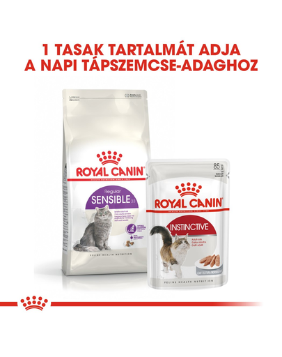 ROYAL CANIN SENSIBLE - érzékeny emésztésű felnőtt macska száraz táp 4 kg
