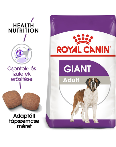 ROYAL CANIN GIANT ADULT - óriás testű felnőtt kutya száraz táp 15 kg