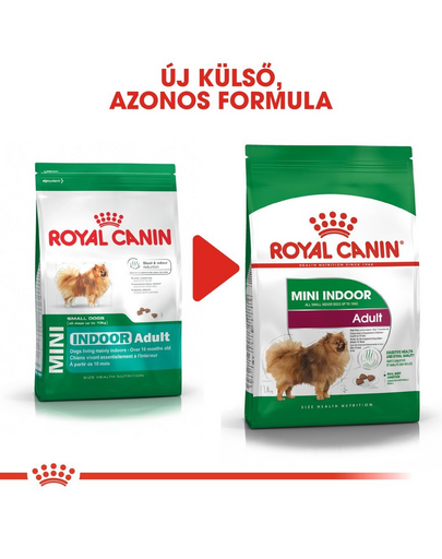 ROYAL CANIN MINI INDOOR ADULT - lakásban élő kistestű felnőtt kutya száraz táp 1,5 kg