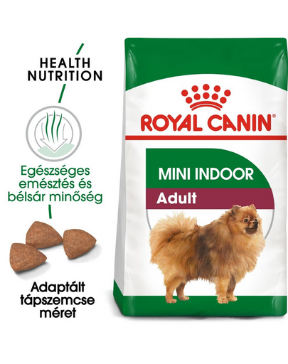 ROYAL CANIN MINI INDOOR ADULT - lakásban élő kistestű felnőtt kutya száraz táp 1,5 kg