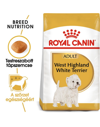 ROYAL CANIN WEST HIGHLANDER WHITE TERRIER ADULT - West Highlander White Terrier felnőtt kutya száraz táp 3 kg