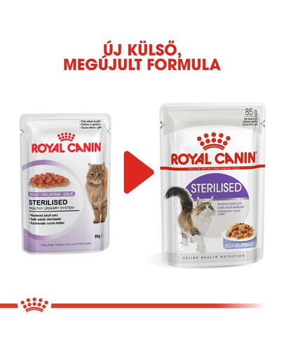ROYAL CANIN STERILISED LOAF - ivartalanított felnőtt macska pépes nedves táp 85g