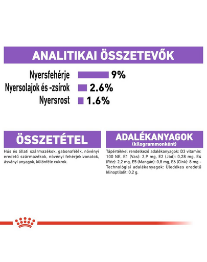 ROYAL CANIN STERILISED LOAF - ivartalanított felnőtt macska pépes nedves táp 85g