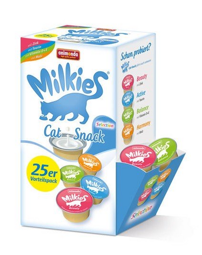 ANIMONDA Milkies Selection macska tejje 20x15g