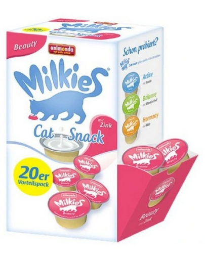ANIMONDA Milkies Beauty tejföl macskáknak 20x15g