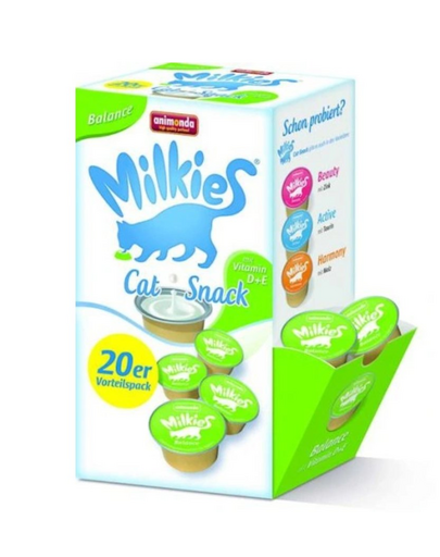 ANIMONDA Milkies Macska számára tej D+E vitaminnal 20 x15g