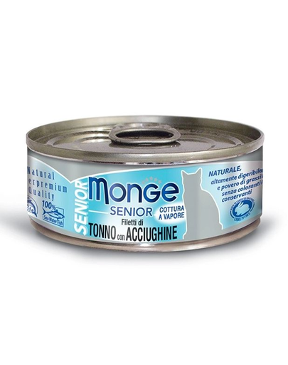 MONGE Senior Tonhal anchois 80g