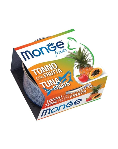 MONGE Fruit Tonhal és gyümölcs 80 g