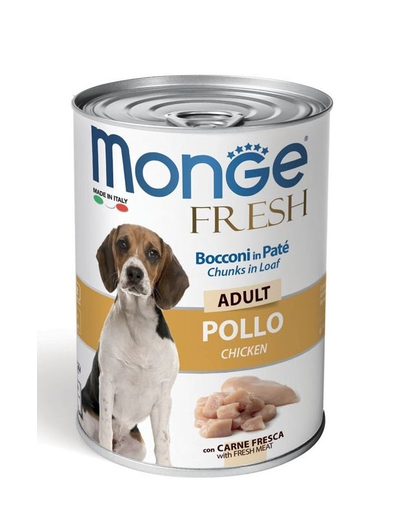MONGE Fresh Adult kutyakonzerv csirkés 400 g