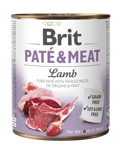 BRIT pate & meat lamb 400 g