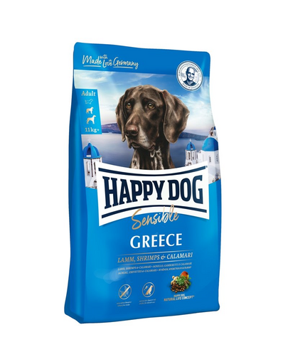 HAPPY DOG Supreme Greece 4 kg Bárány & Tengeri finomságok