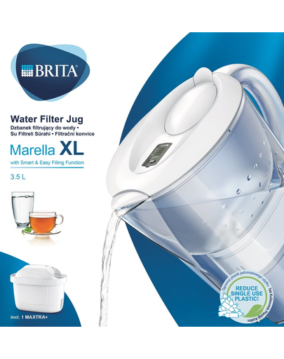 BRITA Marella XL Maxtra+ Szűrőkancsó 3,5 l fehér