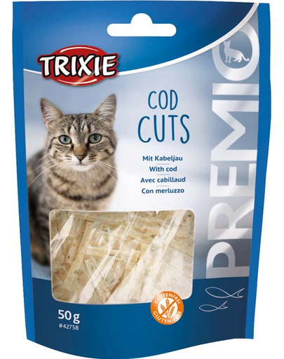 TRIXIE Premio Cod Cuts macskaeledel tőkehallal 50 g