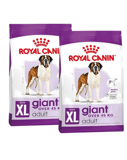 ROYAL CANIN Giant Adult szárazeledel felnőtt kutyáknak, 18/24 hónapos kortól, óriás fajtáknak 30 kg (2 x 15kg)