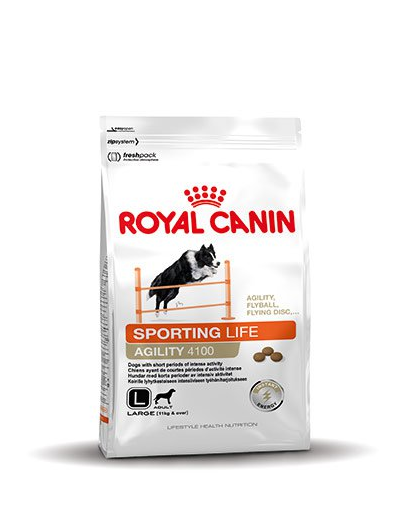 ROYAL CANIN Sporting L Life Agility 4100 30 kg (2 x 15 kg) szárazeledel felnőtt, nagytestű, aktív kutyák számára