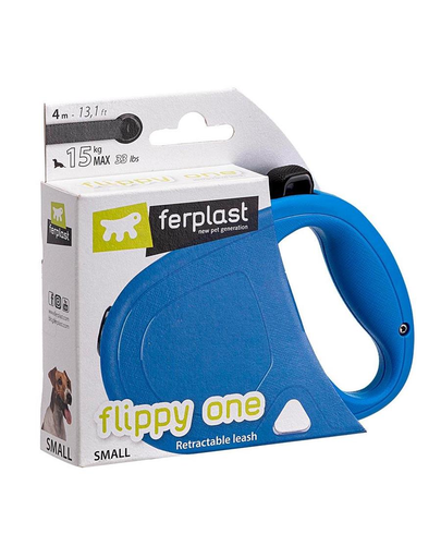 FERPLAST Flippy One Tape S Automatikus pórázszalag 4 m kék