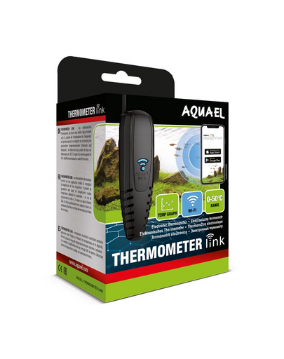 AQUAEL Thermometer Link elektronikus alkalmazással vezérelt hőmérő