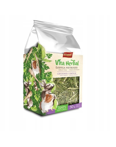 VITAPOL Vita Herbal Petrezselyemszár 50 g természetes csemege rágcsálóknak és nyulaknak