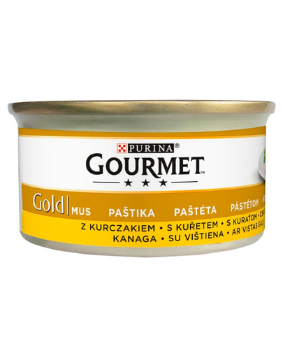 GOURMET Gold Mus csirkével 24x85g nedves macskaeledel